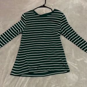 green striped tee